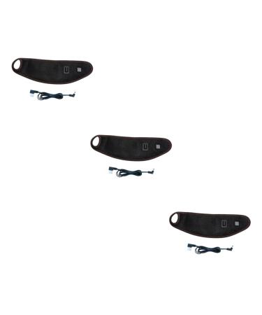 Healeved 3 Sets Heated Wristguards Heated Glove Straps Carpal Tunnel Hand Splints Hand Orthosis Trigger Carbon Fiber Heating Sheet Electro-thermal