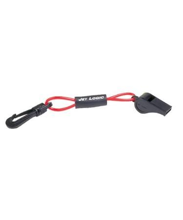 Whistle with Lanyard, Red / Black