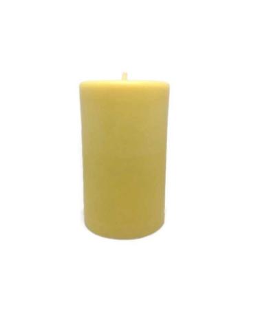 Bear Natural Organics 3.75" Golden Yellow Sweet Orange Scented Aromatherapy Pillar Candle