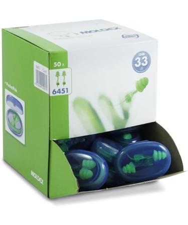 Moldex 6451 Twisters Earplugs with Cord - SNR 33dB (50 Pairs) - Buy Online on GoSupps.com