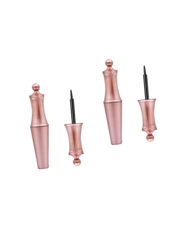 BIUDECO 4 Pcs Liquid Eyeliner Makeup Refillable Magnetic Eyeliner Glow Eyelashes Fakeaway Coloring Pigment