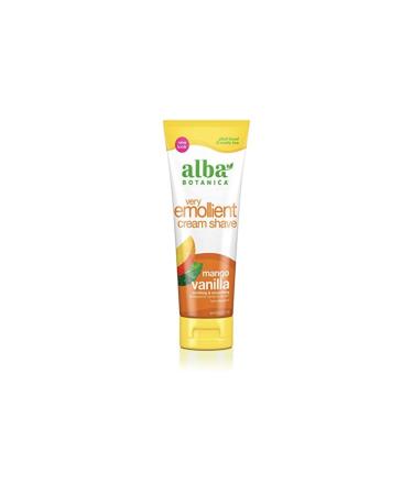 Alba Botanica Very Emollient Cream Shave Mango Vanilla 8 oz (227 g)