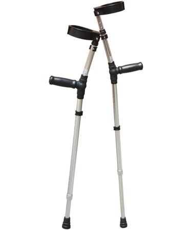 Elbow Crutches Light Walking Sticks Under The Crutches Rehabilitation Forearm Non-Slip Walking Stick with Hospital (Color : Silver) (Color : Blue) Durable (Silver) Innovate - Buy Online on GoSupps.com