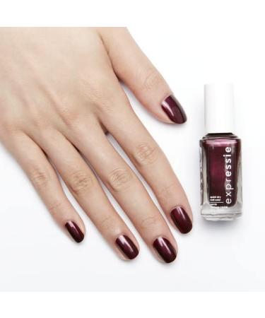 Essie Expressie Quick-Dry Nail Polish | Dark Purple Breaking The Bold | 8-Free Vegan Formula | 0.33 fl oz - Buy Online on GoSupps.com