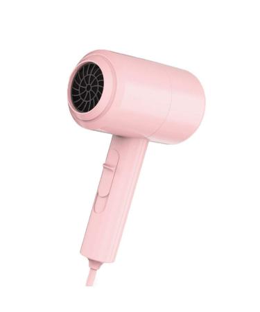 New Hammer Hair Dryer High-Power Push-Piece Negative Ion Hot and Cold Hair Dryer Pink