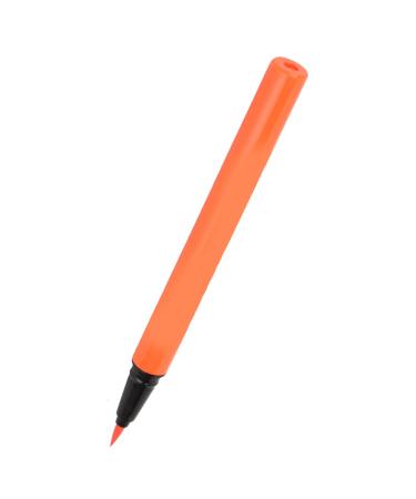 Shanrya Glow Eyeliner Smudgeproof Luminous Orange Color Waterproof Matte Fluorescent Eyeliner Pen for Cosmetics