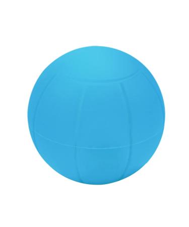 Sanwood massage ball silicone Solid trigger point ball foot hand massage scooter ideal for deep tissue back muscle relaxation yoga fitness (sky blue)