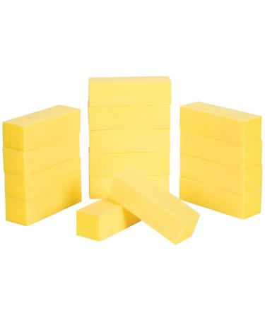 ForPro Yellow Pedicure Block 220/220 Grit Three-Sided Nail Buffer - 15 Count - Buy Online on GoSupps.com