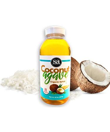 Soviia Organic Coconut Agave Syrup (Estate Grown Low-Glycemic Vegan Non-GMO, Nectar Kosher Halal)