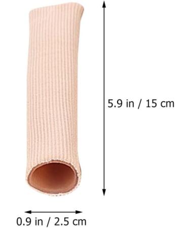 SHERCHPRY 12pcs Callus Care Finger Sleeves Protectors - Soft Gel Caps for Blisters, Corns & Toe Cushioning | Nylon Material - Cuttable For Tubes, Corn Pads - Supplies for Corns & Blisters - Buy Online on GoSupps.com