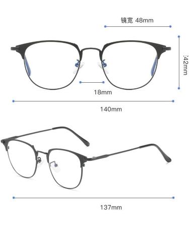 Zhuyiqz Classic Reading Glasses +350 - Anti-Blue Light Computer Readers Clear View Trendy Presbyopia Glasses - Color C3 Size +350 - Buy Online on GoSupps.com