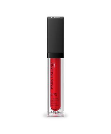 Maria Galland Maria Galland 505 Matte Ink Red Infinity N 40 (Velvet Red) 6.5 ml. Glossy anti-aging and long-lasting moisturizing lipstick with a matte effect.