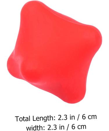 Magiclulu 3-St Massage Balls for Stress Relief - Yoga & Fitness Hand Trainer 3-Pack Red Decompression Balls for Camping & Gym Exercise - Buy Online on GoSupps.com