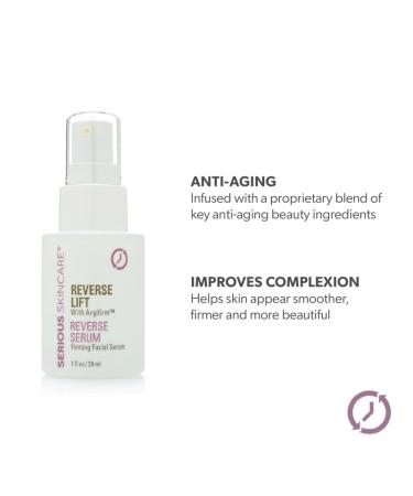 Serious Skincare Reverse Lift Firming Set - 4 Piece Facial Cream Correc-Chin Serum & Eye Cream - Firm Lift & Smooth Wrinkles - Lightweight Formula for All Skin Types - Buy Online on GoSupps.com