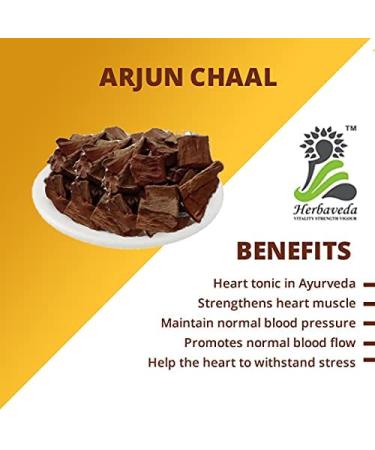 LEANBEING Herbaveda- Arjun Ki Chaal Powder (500 g) | Arjun Chaal | Arjun Bark | Terminalia Arjuna Dry - Arjuna chaal - Buy Online on GoSupps.com