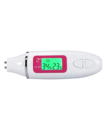 Skin Analyzer Facial Skin Tester 2 Colors Skin Sensor Tester Facial For Water Oil Analyzer (White)