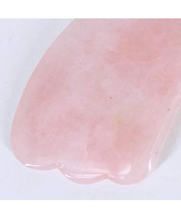 EXCEART Gua Sha Facial Tools - Rose Quartz & Jade Scraping Board for Crystal Healing & Skin Care - Buy Online on GoSupps.com