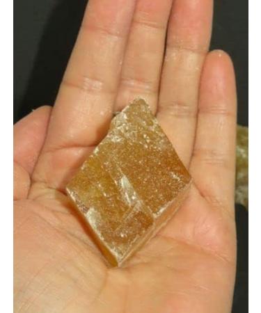 Crystal Rough 1 Large Natural Rough Citrine Calcite Raw Crystal (Honey Calcite) - Buy Online on GoSupps.com