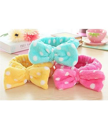 Demarkt Yellow Bowknot Headband - Stylish Hair Accessories for Makeup & Facial Care - International Shipping - Buy Online on GoSupps.com