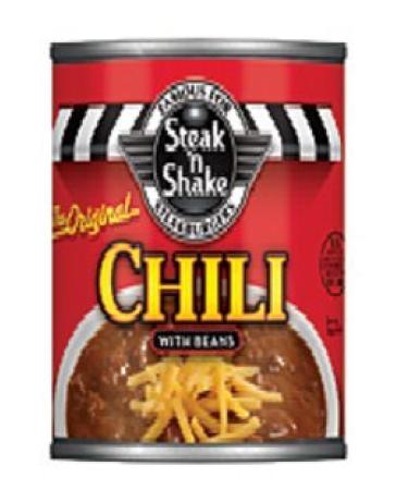 Steak 'n Shake Chili with Beans 15 Oz Can (Pack of 4) 15 Ounce (Pack of 4)