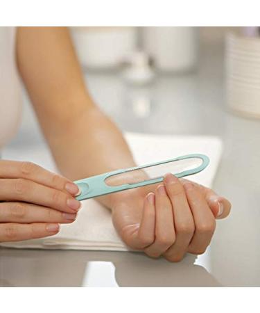 Miwiam Nail Files Set | 2 Zones (Coarse & Fine) | Rust-Free Residue-Free | Smooth Nail Surfaces | Durable Black & Lilac Design | International Shipping Available - Buy Online on GoSupps.com