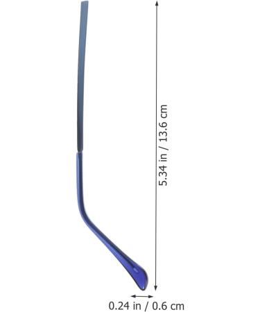 Lurrose Metallic Sunglasses Replacement Parts | Blue Myopia Glasses Frame & Accessories - Buy Online on GoSupps.com