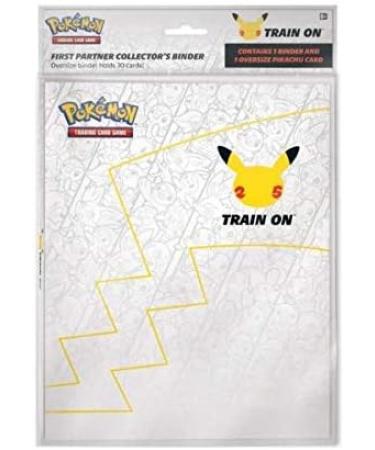 Pokemon 25th Anniversary First Partner Binder + Pikachu Jumbo Card Holder - Buy Online on GoSupps.com