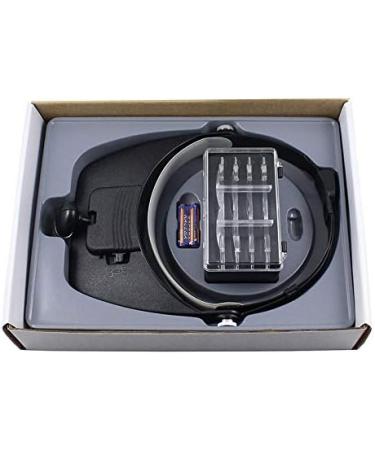 Magnifying Headband Magnifier Lamp with Led Loupe Repair Reading Jewelry Helmet Magnifying Glasses 1.2X 1.8X 2.5X 3.5X Interchangeable Lens Good Times - Buy Online on GoSupps.com