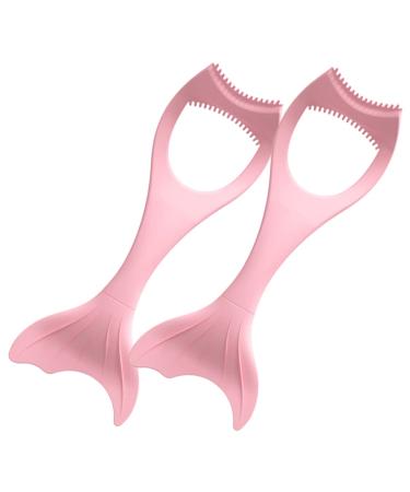 DRESSOOS 2pcs Mascara Brush Eyeliner Pencil Mascara Guard Applicator Makeup Make up Aids Miss Lipstick Girl