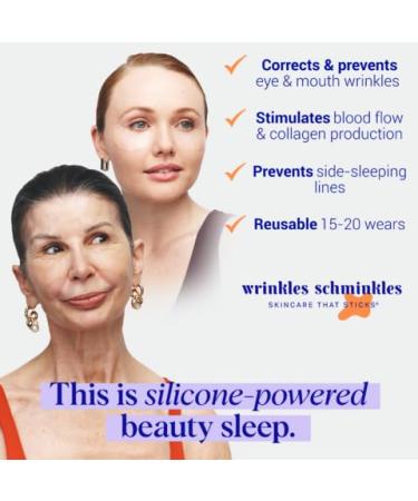 Wrinkles Schminkles Eye & Mouth Lift Set | Reusable Silicone Patches for Mouth & Lip Wrinkles (2-Pack) & Eye Wrinkles (3-Pairs) - Shop Internationally - Buy Online on GoSupps.com