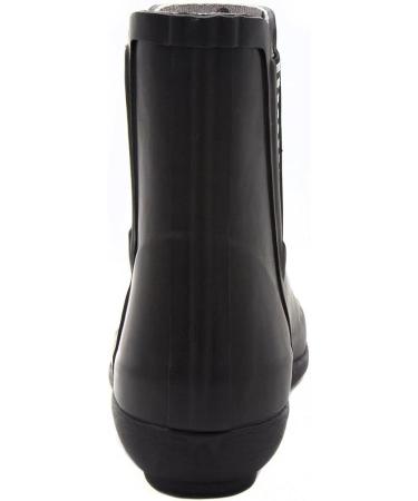 LONDON FOG Women's Piccadilly Rain Boot 8 Black - Stylish Waterproof Footwear - Buy Online on GoSupps.com