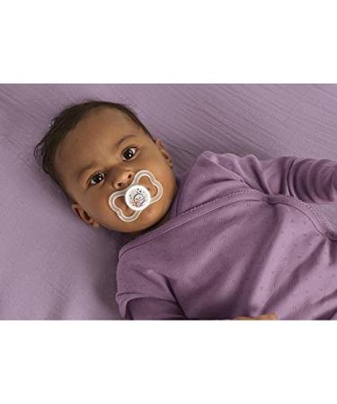 MAM Supreme Night Baby Pacifier for Sensitive Skin, Patented Nipple, 16+ Months, Girl - 2 Count, Pink - Buy Online on GoSupps.com
