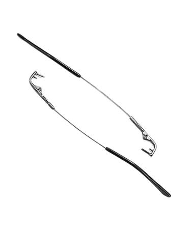 Munani glasses brick leg glass replacement glasses brackets leg glasses replacement accessories 1 pair of metal glasses hinge substitute 1-hole-edged glasses repair-parts kit glasses bracket gray