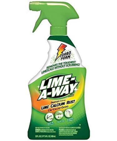 Lime-A-Way Bathroom Cleaner, 32 FL Oz Bottle, Removes Lime Calcium Rust, Pack 2