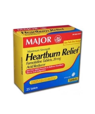 Heartburn Relief Maximum Strength 25 Tablets