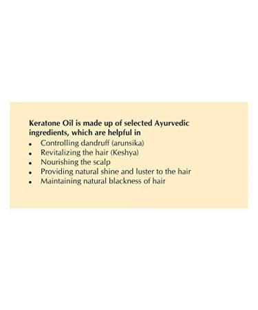 Keratone Oil: Ayurvedic Hair Therapy Oil for Scalp Nourishment & Hair Revitalization - 100ml | Best International Shipping Available - Buy Online on GoSupps.com