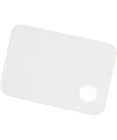  Julyue Acrylic Cosmetic Palette with Spatula Thumb Hole Nail Art Mixing Palette Transparent Drawing Mixing Palette Cosmetic Makeup Palette for Liquid Foundation - Buy Online on GoSupps.com