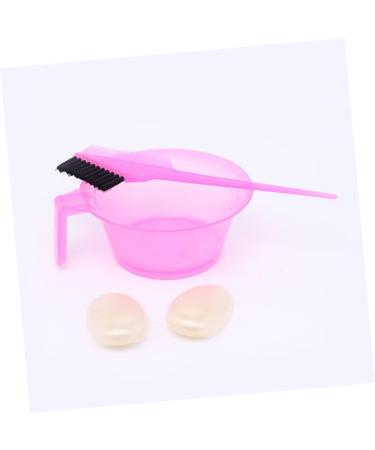 DOITOOL 2 Sets Hair Coloring Kit Hair Bleach Styling Brush Hair Paint Brush Hair Salon Tool Hair Dyeing Brush Hair Dyeing Supplies Beard Dye Brush Hair Dye Tool Oil Bowl Major 13X12X4cm Pink - Buy Online on GoSupps.com