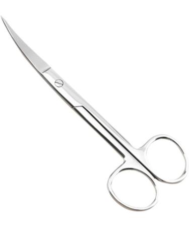 PopetPop 4-Piece Stainless Steel Scissors Set - Onion Fabric & Pet Hair Cutters | Curved & Round Head Design | 18x5cm | Silver - Buy Online on GoSupps.com