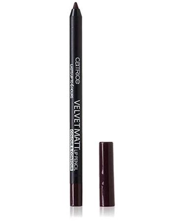 Catrice - Lipliner - Velvet Matt Lip Pencil Colour & Contour - Tasty Aubergine