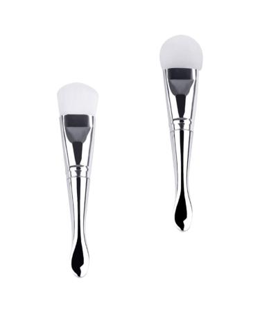 Minkissy 2st mask brush made of silicone sleeping brush Applicator beauty tools eye brush sleep masks skin treatment brush make-up accessories face pebble gel travel eyelid shadow brush