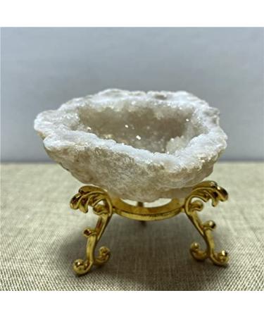 Crystals Stones Raw Irregular Natural Stone White Agate Slice Quartz Minerals (Color : 6-8CM) HOMEZHOU (Color : 6-8cm)