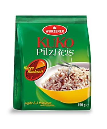 Wurzener Nahrungsmittel GmbH Kuko Mushroom Rice 2 x 150g sachets ready to cook in 5 minutes