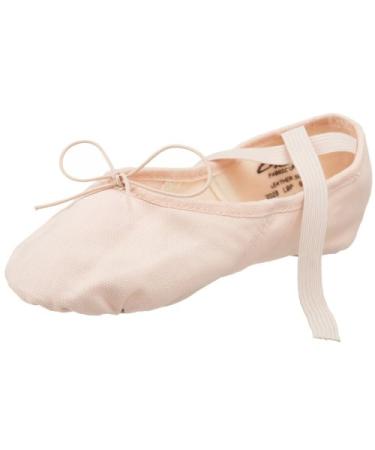 Capezio Women's 2028 Canvas Juliet Ballet Shoe 10 Wide Light Ballet Pink