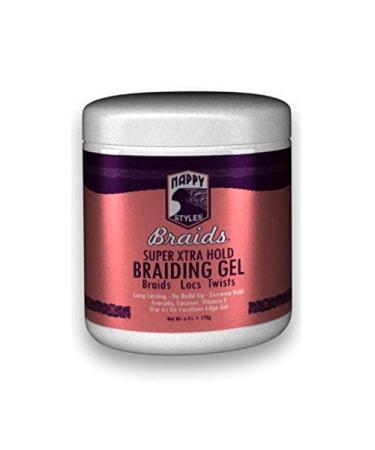 Nappy Styles Braids Braiding Gel Super Xtra Hold 6 Oz ONLY GEL - Buy Online on GoSupps.com