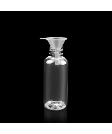 Oopsu 30 Pack 2oz Plastic Bottle Pointed Mouth Cap with Funnels - for Shampoo, Lotions, Liquid Soap, Cream - Buy Online on GoSupps.com