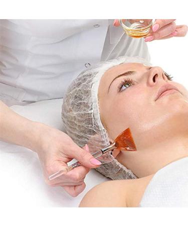 RONRONS Professional 12-Piece Fan Mask Brush Set - Synthetic Bristles Applicator for Mud Mask, Blush, Serum - Clear Handle Makeup Tool Kit - Buy Online on GoSupps.com