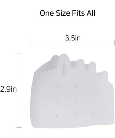 Metatarsal Pads - Gel Toe Separators with Forefoot Cushion for Men and Women - Buy Online on GoSupps.com