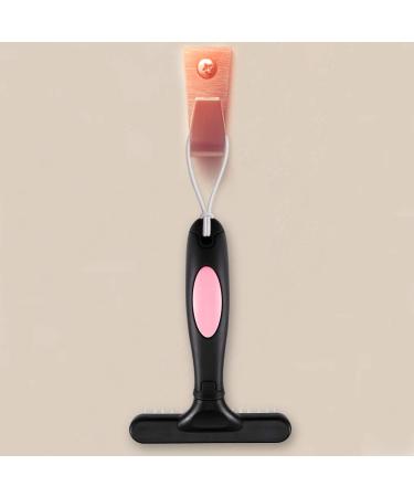 Double Row Pins Pet Grooming Rake for Dogs and Cats - Shedding and Dematting Undercoat Comb - Safe Deshedding Brush - Pink - Buy Online on GoSupps.com