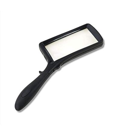 Magnifying Glass 2.5X 8X LED Lights 105MM Super High Clarity Lightweight Handheld Magnifier for Reading Maps - Jeweler Watch Repair Loupe a